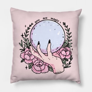 You Are Magic (pastel pink) Pillow