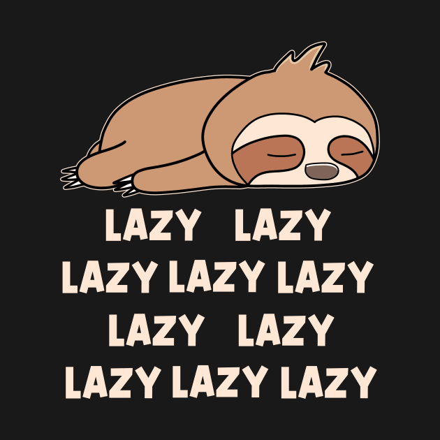 Funny Lazy Sloth by Imutobi