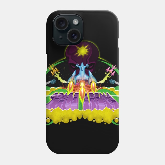 Space Arena Phone Case by reflector