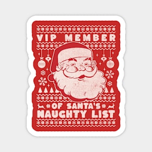 Naughty List Magnet