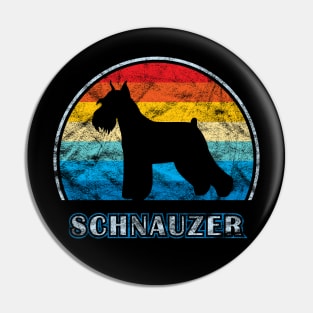 Schnauzer Vintage Design Dog Pin