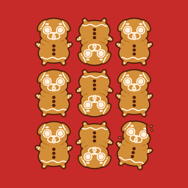 Gingerbread Puglie by Puglie Pug 