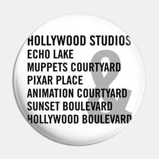 Themepark Areas Pin