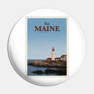 Visit Maine Pin