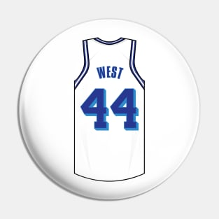 Jerry West Jersey Pin