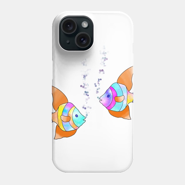 Two little fish Phone Case by Gavlart