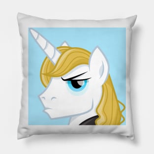 Prince Blueblood portrait Pillow
