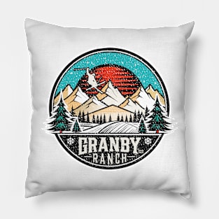 Retro Granby Ranch Ski Pillow