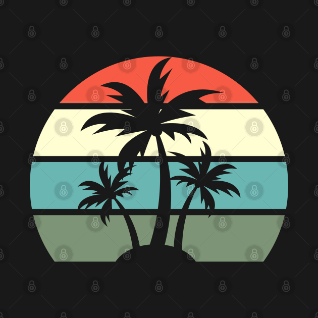 Disover palm tree - Palm Tree - T-Shirt