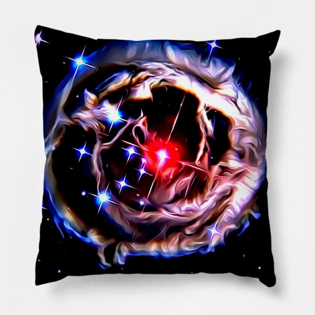 Space - V838 Monocerotis Pillow by Arie