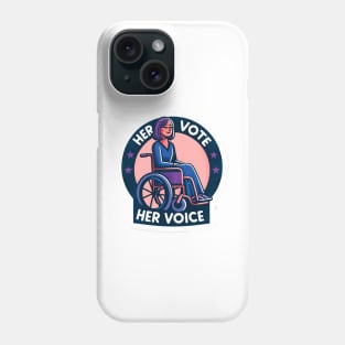 Representation Matters - Your Vote Matters Her Vote her Voice Phone Case