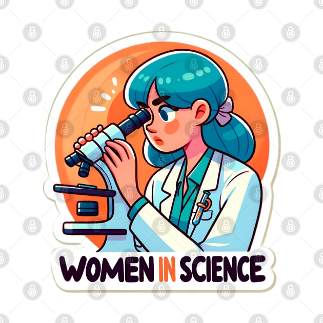 Empowering Women in Science Illustration by PuckDesign