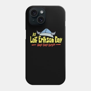 Spongebob Squarepants Happy Leif Erikson Day Phone Case