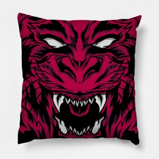 The Red Tiger Pillow