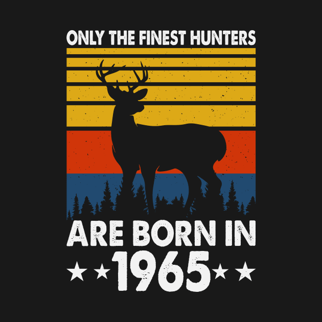 Only The Finest Hunters Are Born In 1965 T shirt For Women by QueenTees