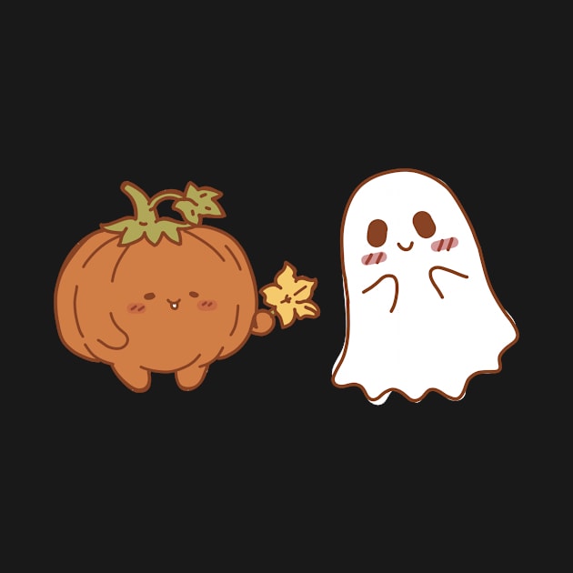 Pumpkin & Ghost Friends by Mavis Fox