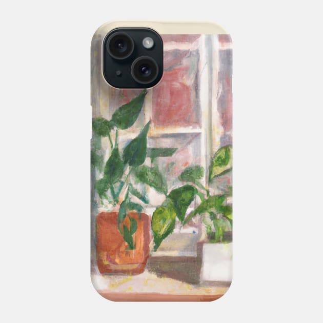 Painted Houseplants Phone Case by EggheadK8