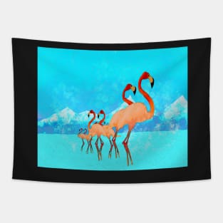 Flamingo Desert Tapestry