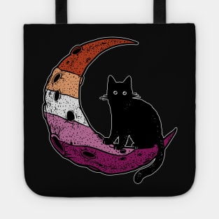 Lesbian Cat Moon Tote