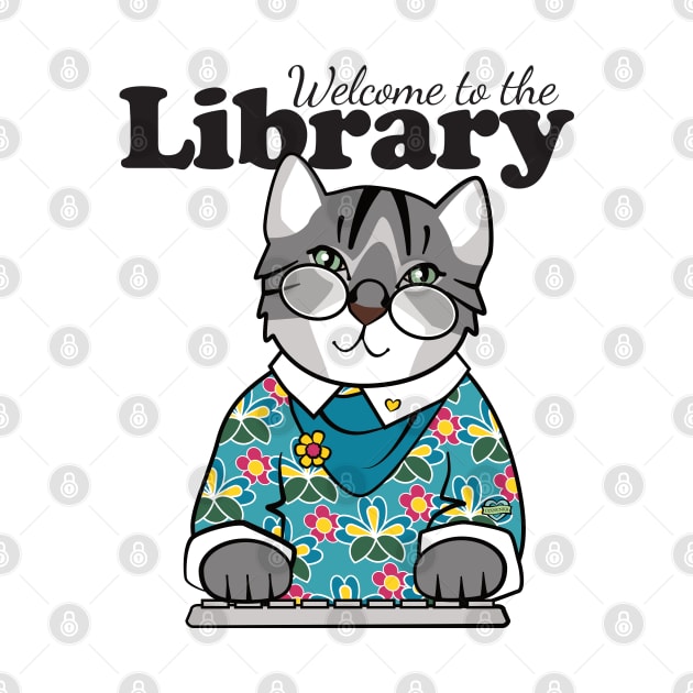 Welcome to the Library Cat by Sue Cervenka