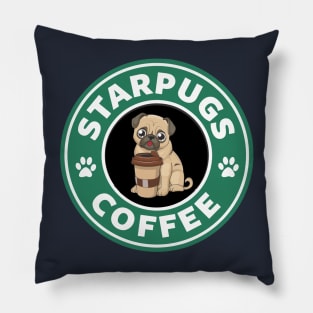 Starpugs Coffee Logo Pillow