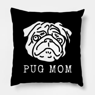 Pug Mom Pillow