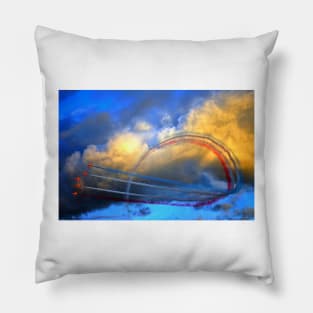 Red Arrows Display Team In Formation Pillow