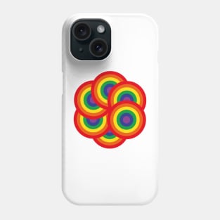 Radial Rainbow Phone Case