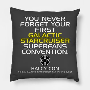 Halcy-Con - You Never Forget Your First... Pillow