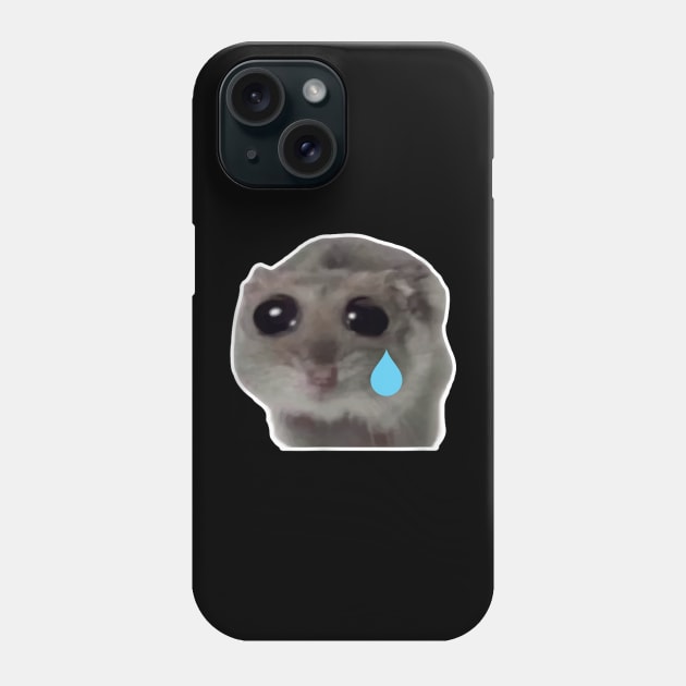 Sad Hamster Phone Case by LaroyaloTees