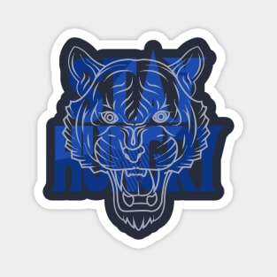 Stay Hungry French Blue Magnet