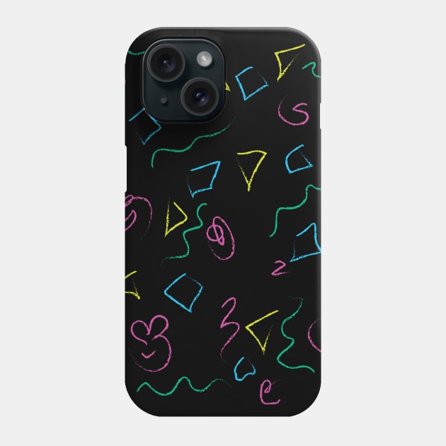 90's shape pattern Phone Case by slice_of_pizzo