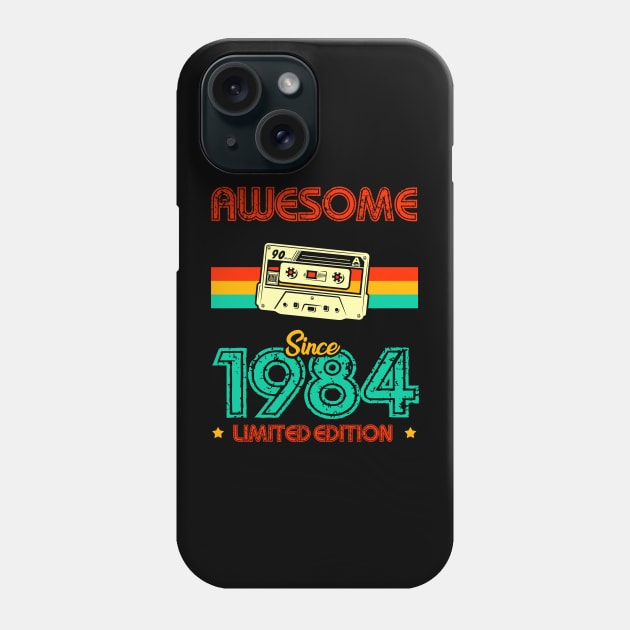 Awesome since 1984 Limited Edition Phone Case by MarCreative
