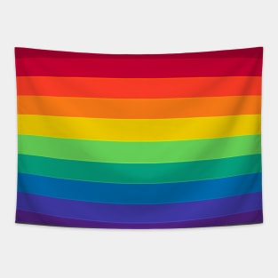 Rainbow Stripe Flag Tapestry