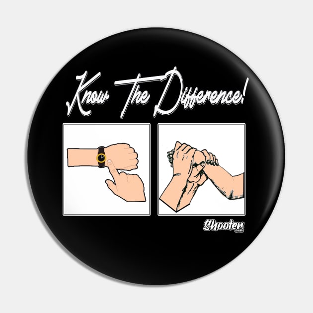 Know The Difference Pin by Cult Classic Clothing 