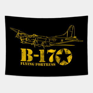 B-17 Flying Fortress (distressed) Tapestry