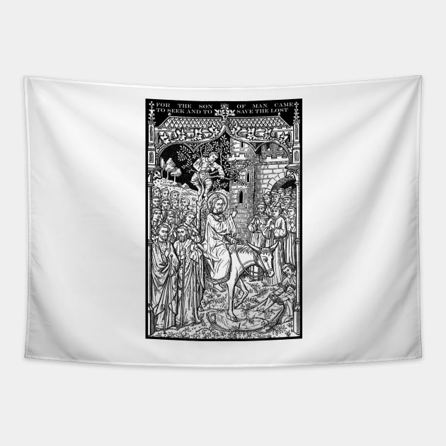 Jesus & Zacchaeus Tapestry by DeoGratias