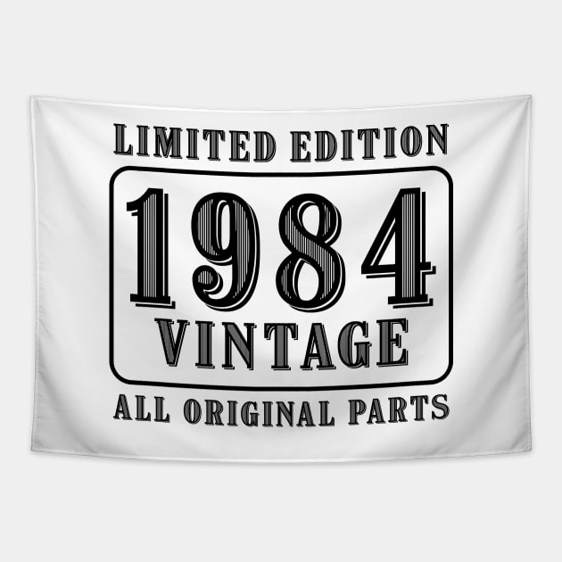 All original parts vintage 1984 limited edition birthday Tapestry by colorsplash