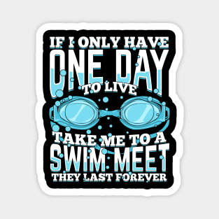 Swimming Sport Swim Meet Swimmer Gift Magnet