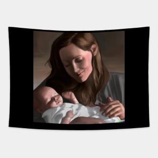 A mother and her baby Tapestry