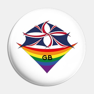 Great Britain pride flag Pin