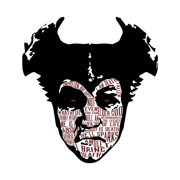 Shinnok text portrait by Jawes