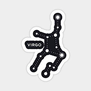 Virgo Zodiac Constellation Sign Magnet