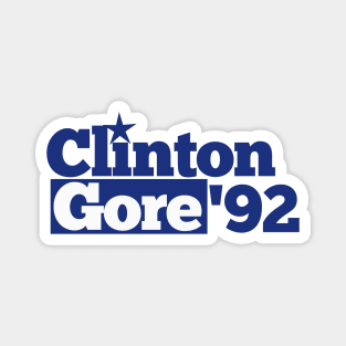 Clinton Gore 92 Magnet