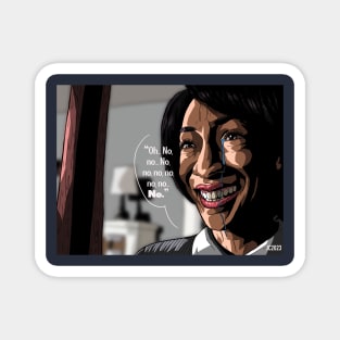 Get Out "No" The Maid portrait (digital) Magnet