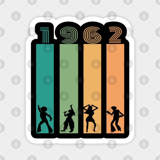 1962 Birthday Magnet by Pixel Threads 