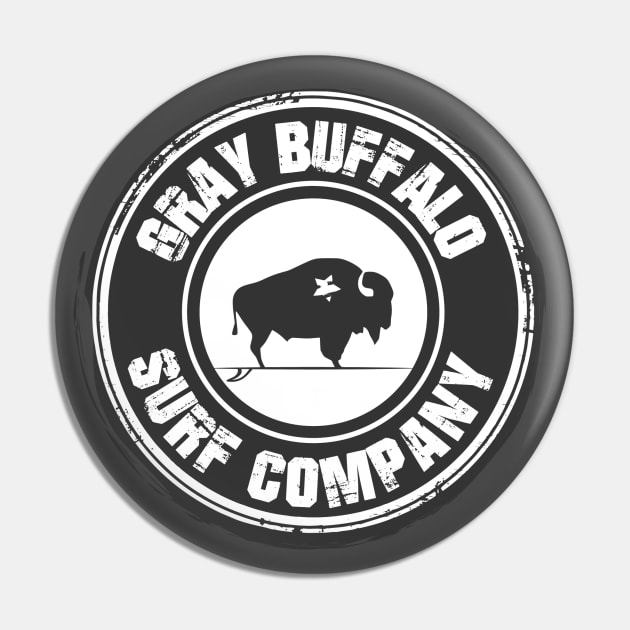 Gray Buffalo Surf Company Pin by GrayBuffalo