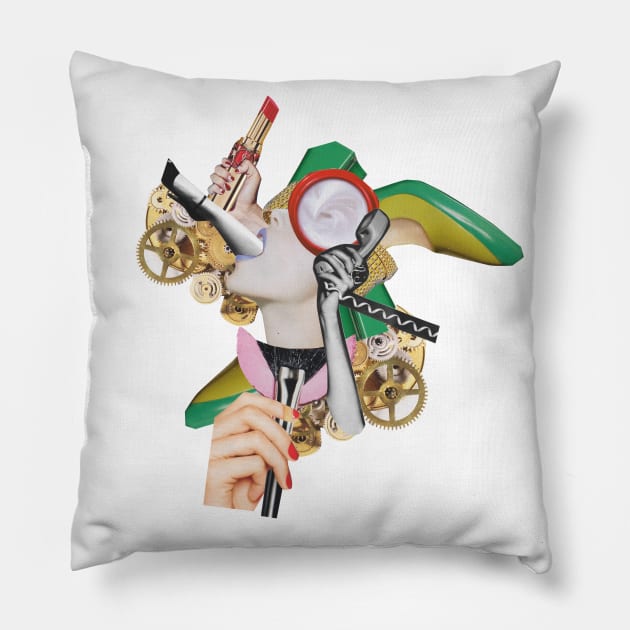 Fashion Vertigo Pillow by Luca Mainini