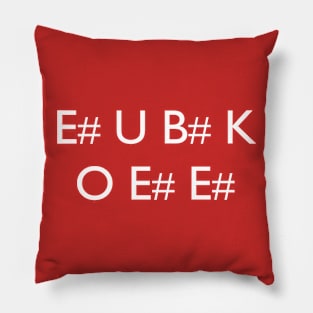 Enharmonic Rage Pillow