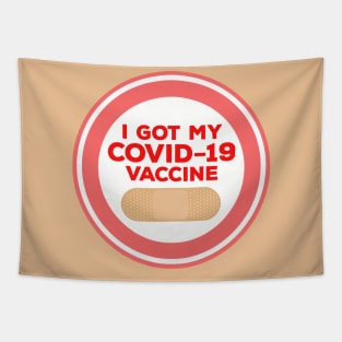 I Got My Vaccine Tapestry